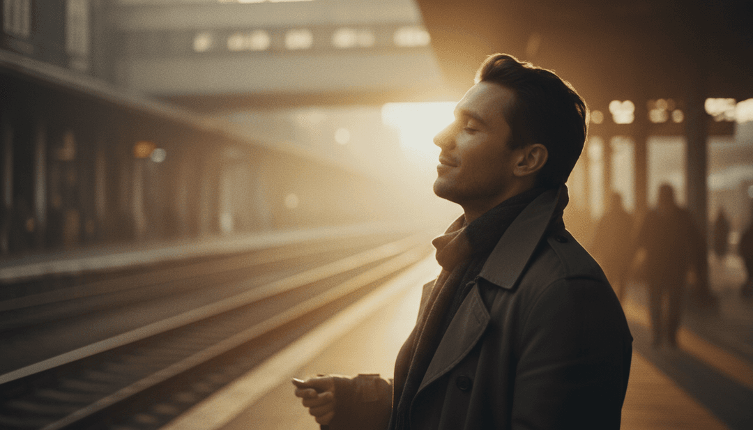 Scene visive ispirate alla melodia e ai testi di 'By Now' con immagini astratte ed emotive