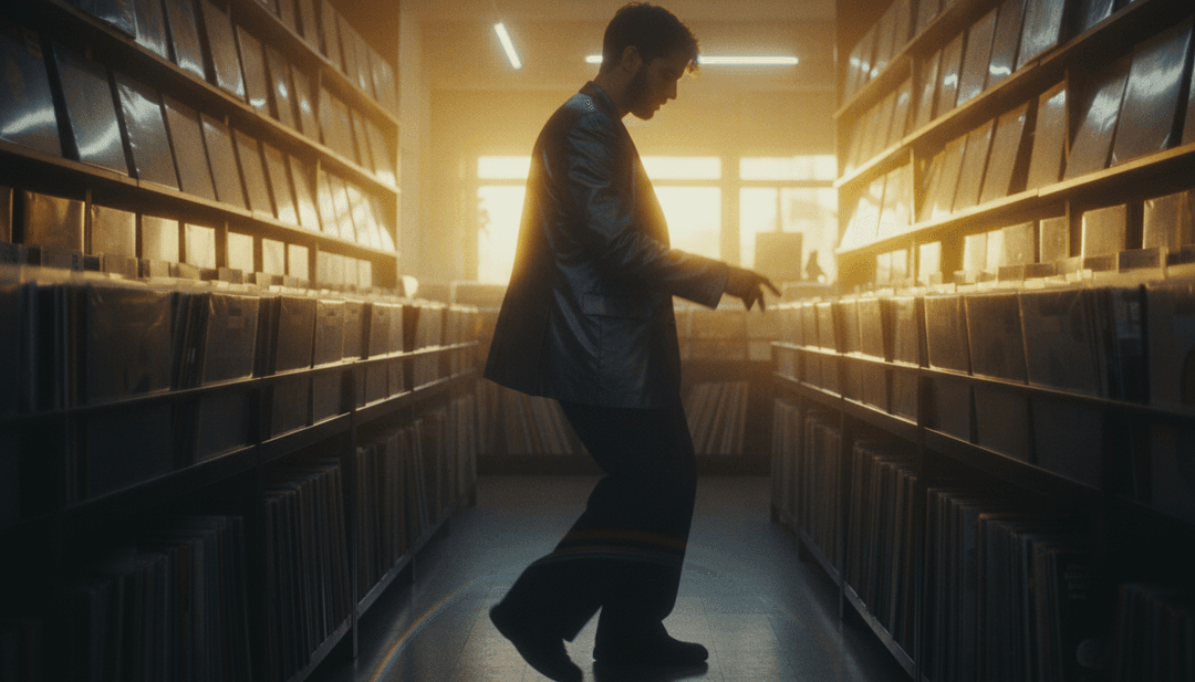 Abstrakte digitale Kunst, die Stimmung und Rhythmus von bootleg (feat. Tom. G) darstellt