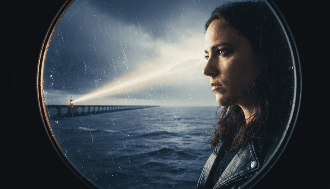 展现风暴云、闪电和亲密特写的动态场景，反映歌曲的强烈情感。