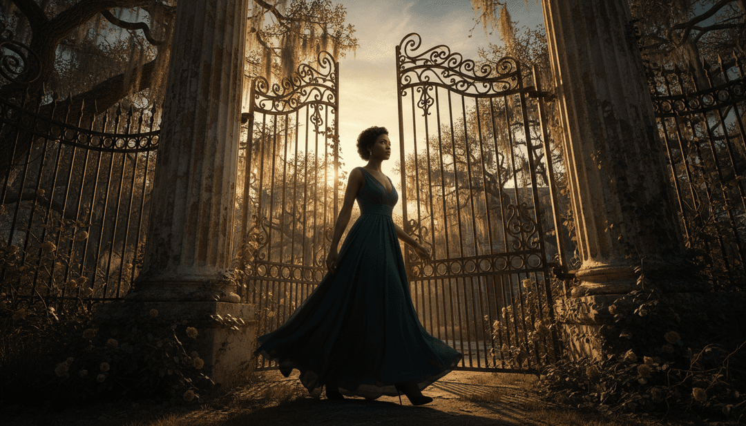 Savannah의 분위기를 반영하는 소울풀한 음악 파동과 전자 비트가 어우러진 AI 시각화