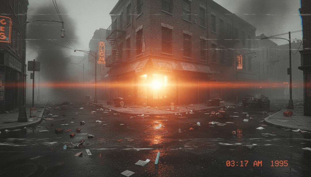 抽象化的嘻哈節拍與歌詞流動視覺化，代表 'Chaos' 的靈魂。