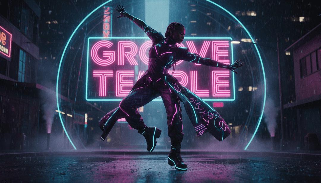 描繪心靈界限的視覺場景，色彩變換與動態影像交織