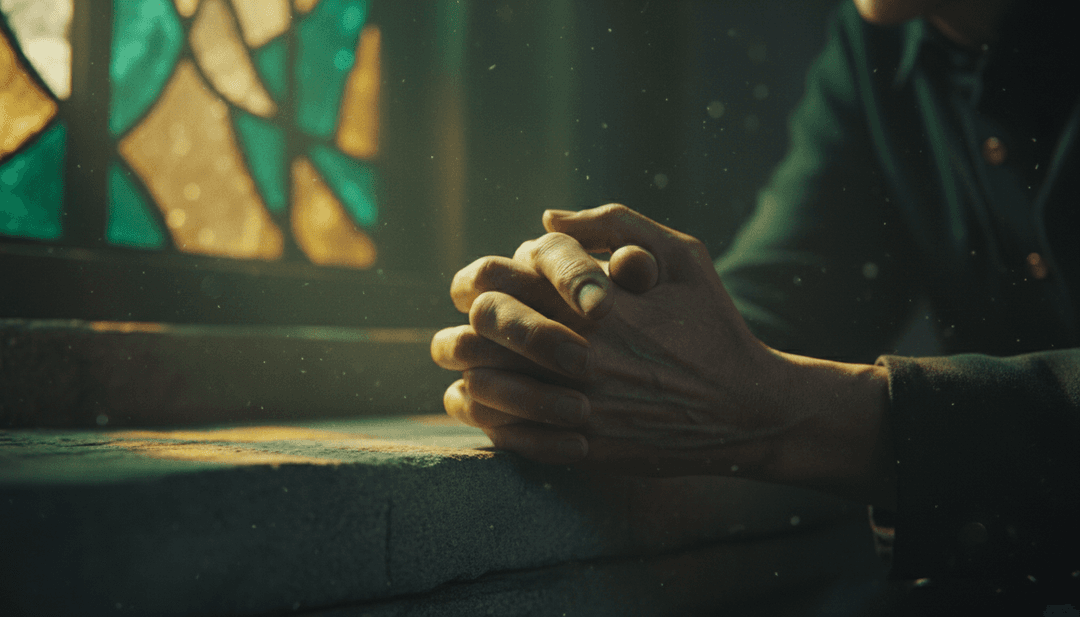 प्रकाशमान रोशनी और आध्यात्मिक छवियों के साथ आत्मीय गॉस्पेल संगीत का सारगर्भित चित्रण