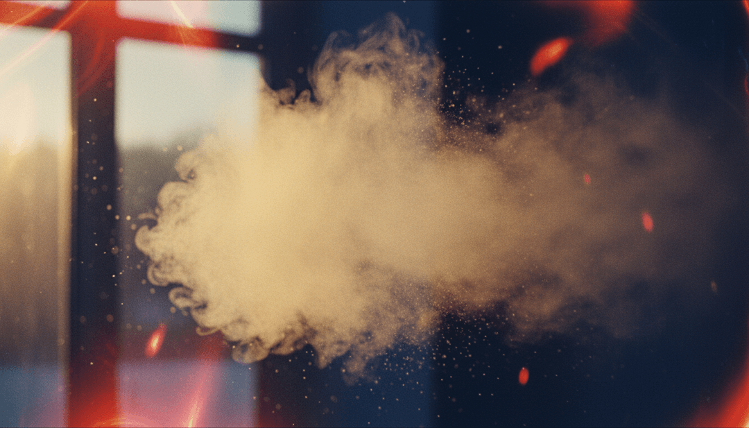 Arte digital abstrata simbolizando a profundidade emocional da letra e do humor de 24 Gospel