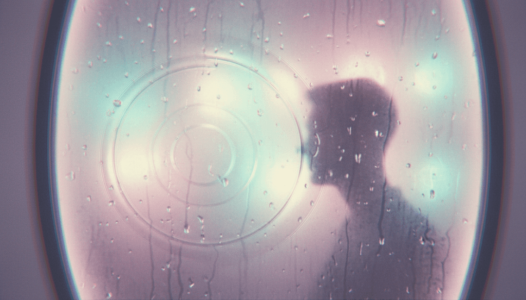 抽象视觉化，表现 Khalid 的 'nah' 情感深度，搭配流动的色彩和声波