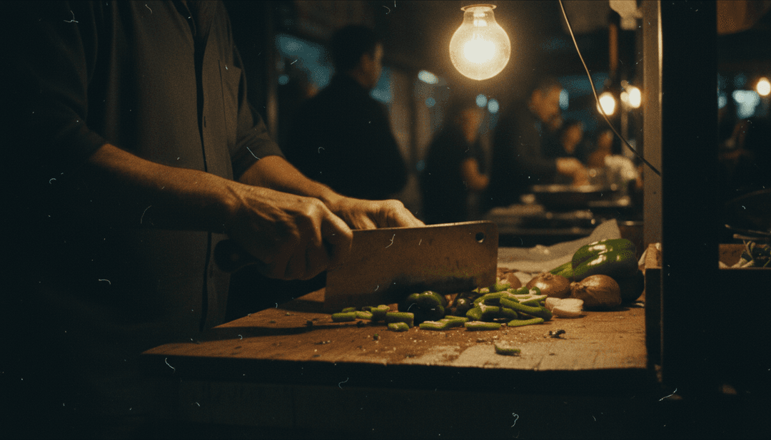 Visualizzazione astratta dei ritmi Afrobeat e dell'energia Hip Hop fusi con la creatività AI