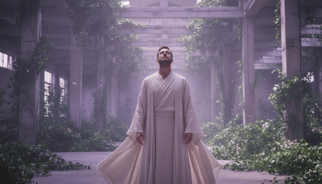 संगीत तरंगों का सारांशात्मक दृश्य जो शहरी तत्वों के साथ मिलकर Ruger की ध्वनि का प्रतीक है