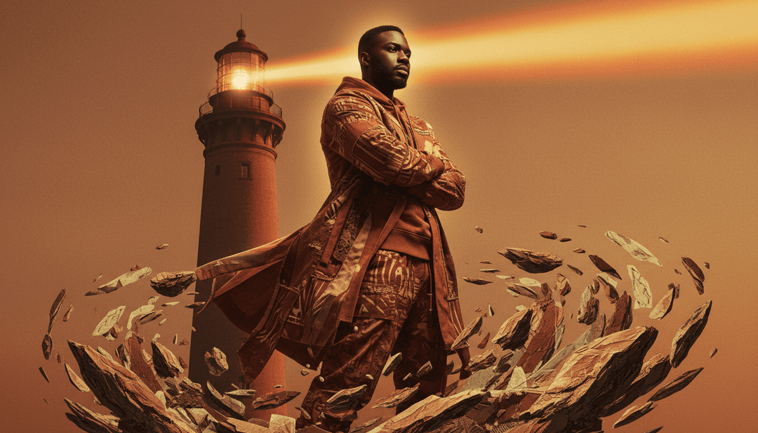 Freebeat.ai 使用介面，展示為 AMA by Seyi Vibez 製作音樂影片封面