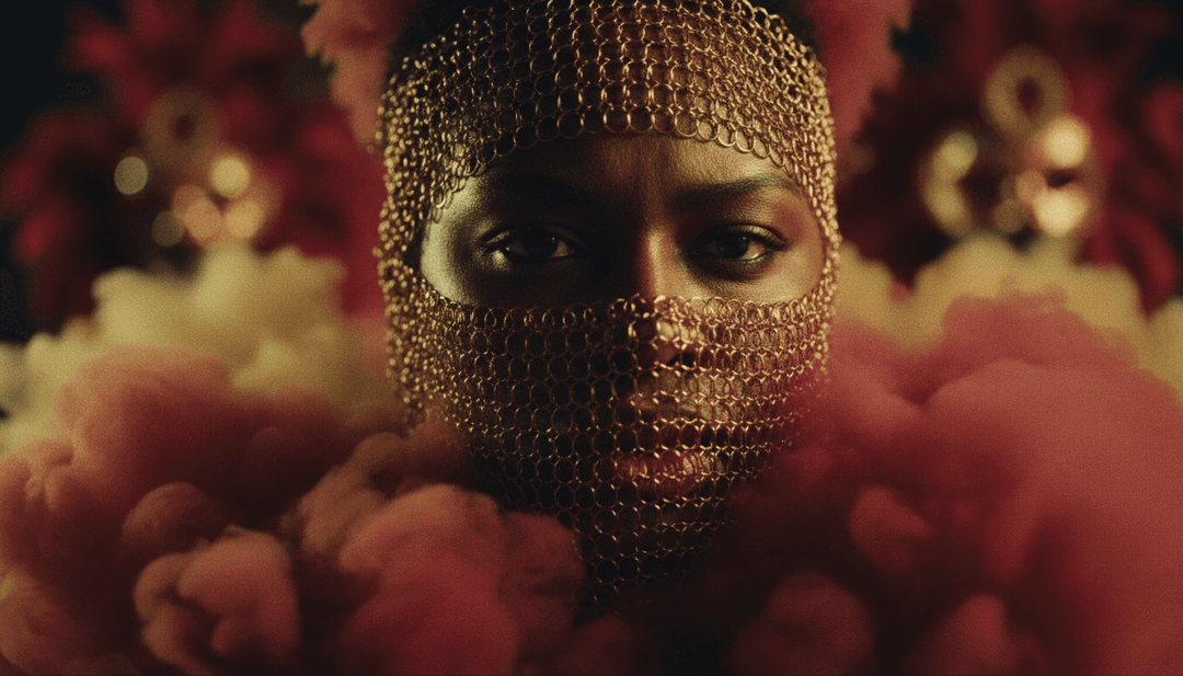 जीवंत डांसहॉल लय और सशक्त बोलों का AI द्वारा दृश्यात्मक अमूर्त प्रदर्शन