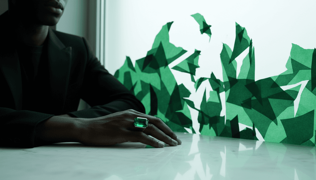 抽象視覺化情感設計師袖套，象徵音樂中的情感