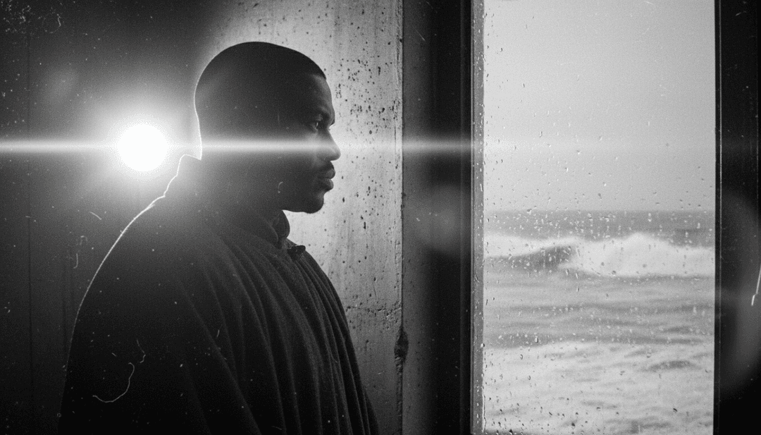 Representación abstracta del estado de ánimo onírico indie pop inspirado en las letras de 'Gimme Time'