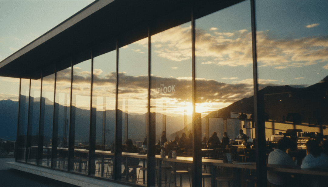 音楽の雰囲気と歌詞をAIが解釈することを象徴する抽象的なデジタルアート