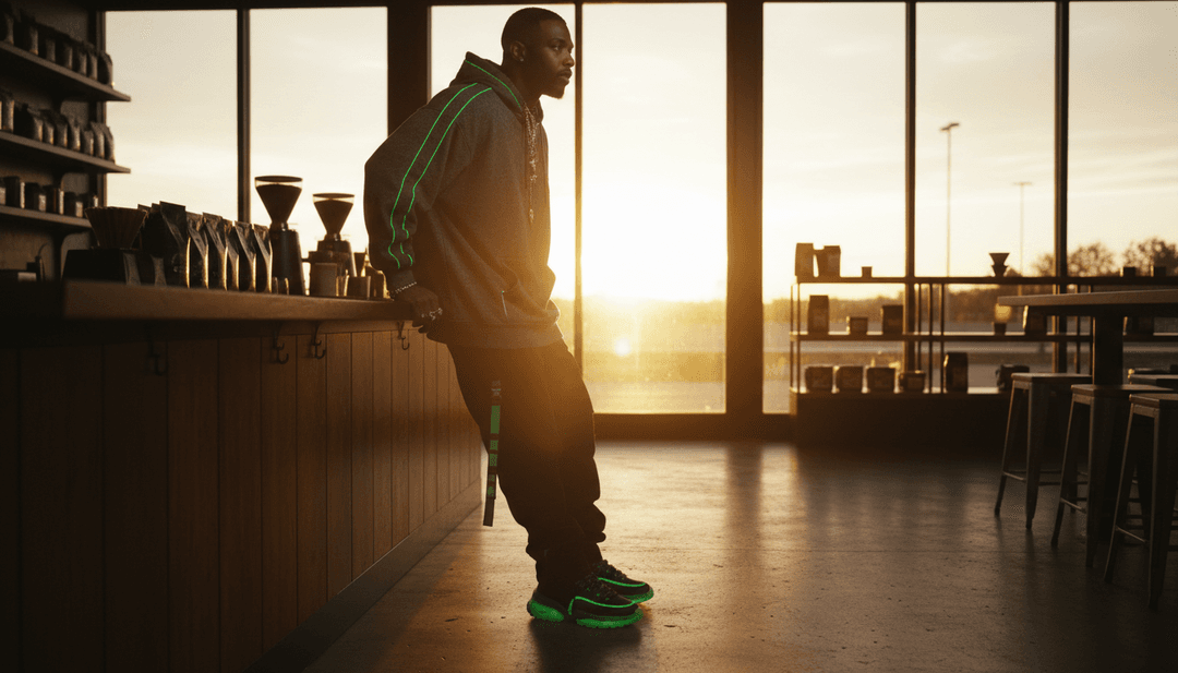 freebeat.aiのインターフェースを操作しパーソナライズされたミュージックビデオを作成するユーザー