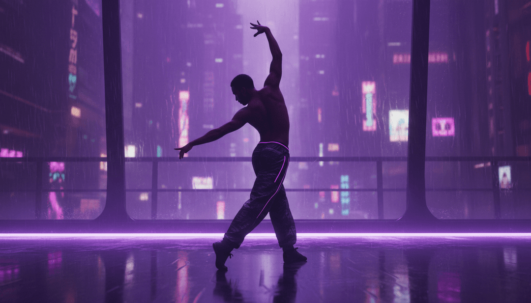 Cenas dinâmicas com dançarinos de salsa, instrumentos de jazz e ambientes urbanos latinos sincronizados com os ritmos da música