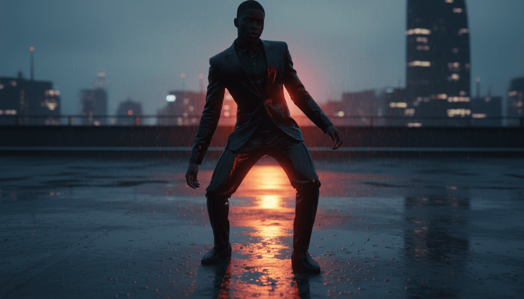 KI interpretiert die lebendige Energie und Emotionen des Songs NO HAY BREAK.