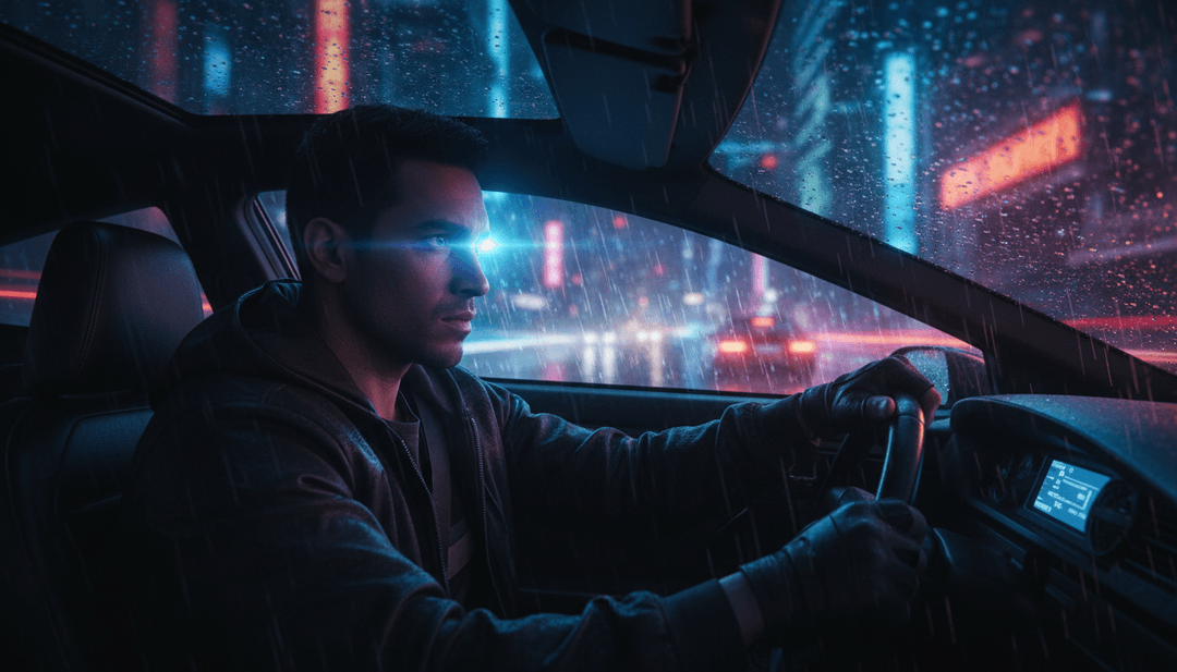 霓虹灯照亮的舞池动态场景与同步音乐节拍的节奏波动画