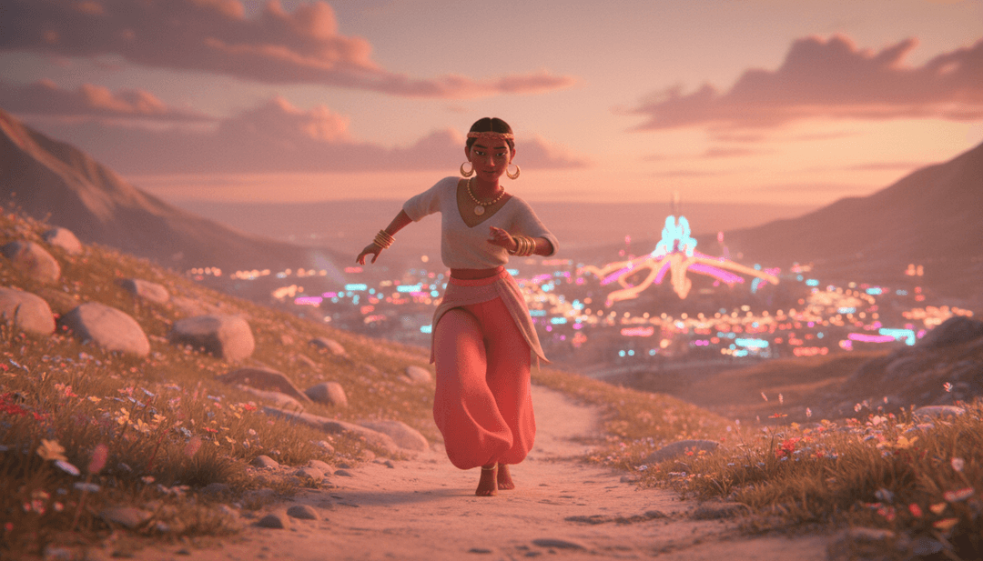 AI द्वारा Reggaeton बीट्स और Latin Urban वाइब्स की अमूर्त दृश्य व्याख्या