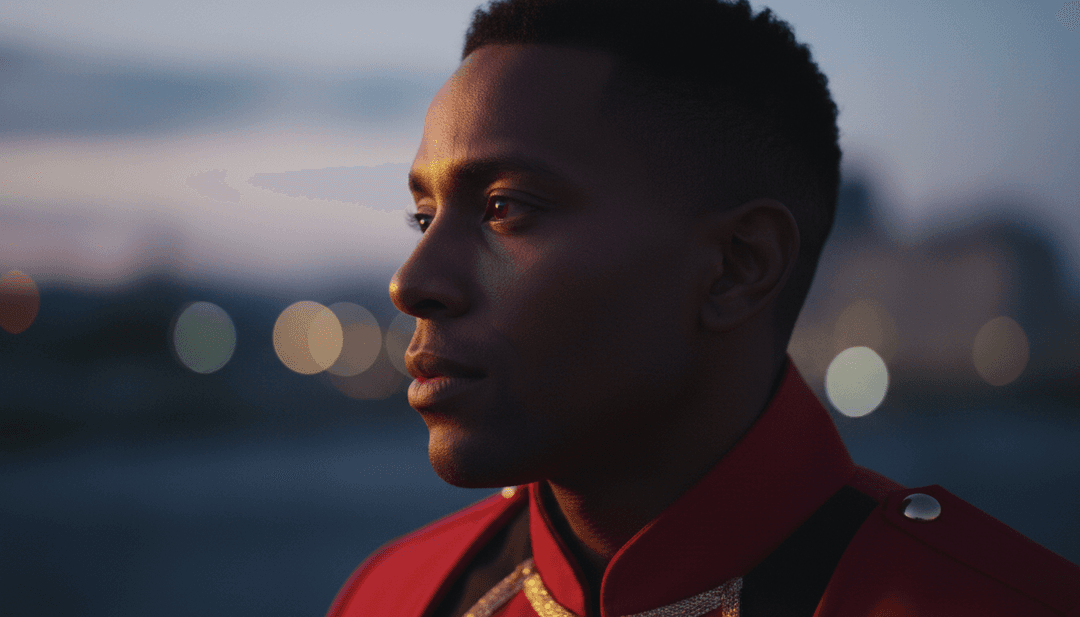 AI 生成的视觉效果，展示与 4LIFE 节拍同步的都市景观和浪漫画面