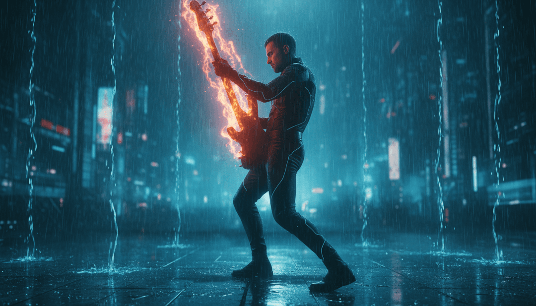 Upside Down (Candy Crush) से प्रेरित जैज़, फंक और R&B के फ्यूजन का सार दर्शाती अमूर्त दृश्यावलोकन