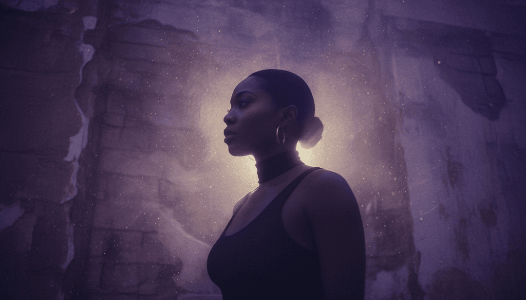 'Mess' by Tniyah के गीत की भावनात्मक गहराई का सार प्रस्तुत करता एक अमूर्त दृश्य