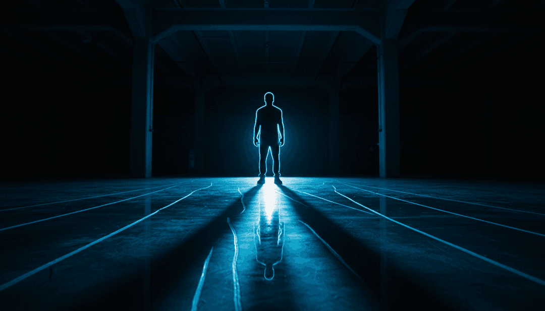 Art numérique abstrait représentant la fusion des beats Hip Hop et de la créativité IA