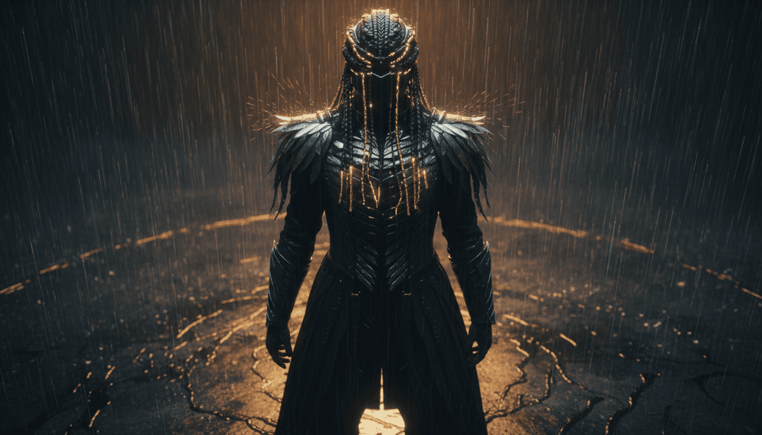 Burning Blue के मूड को दर्शाते हुए ठंडी बर्फीली छवियों के साथ मिश्रित अमूर्त नीली ज्वालाएं