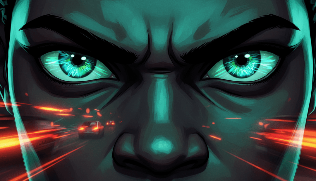 'DO IT 4' के संगीत तरंगों और बोलों का AI द्वारा विश्लेषण की अमूर्त प्रस्तुति