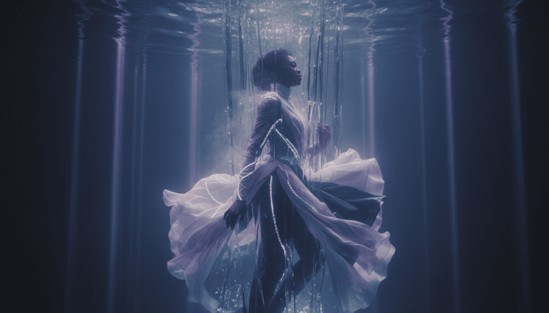 象徵深刻個人與靈性主題的根與血液抽象表現