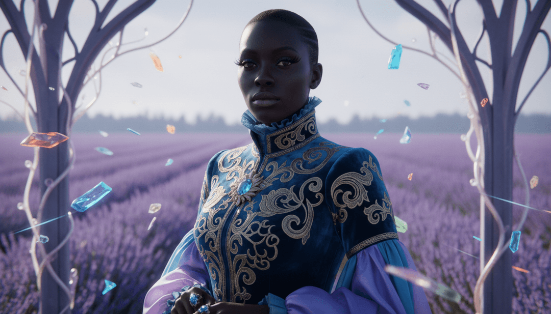 融合城市景觀與象徵預言與救贖意象的動態場景