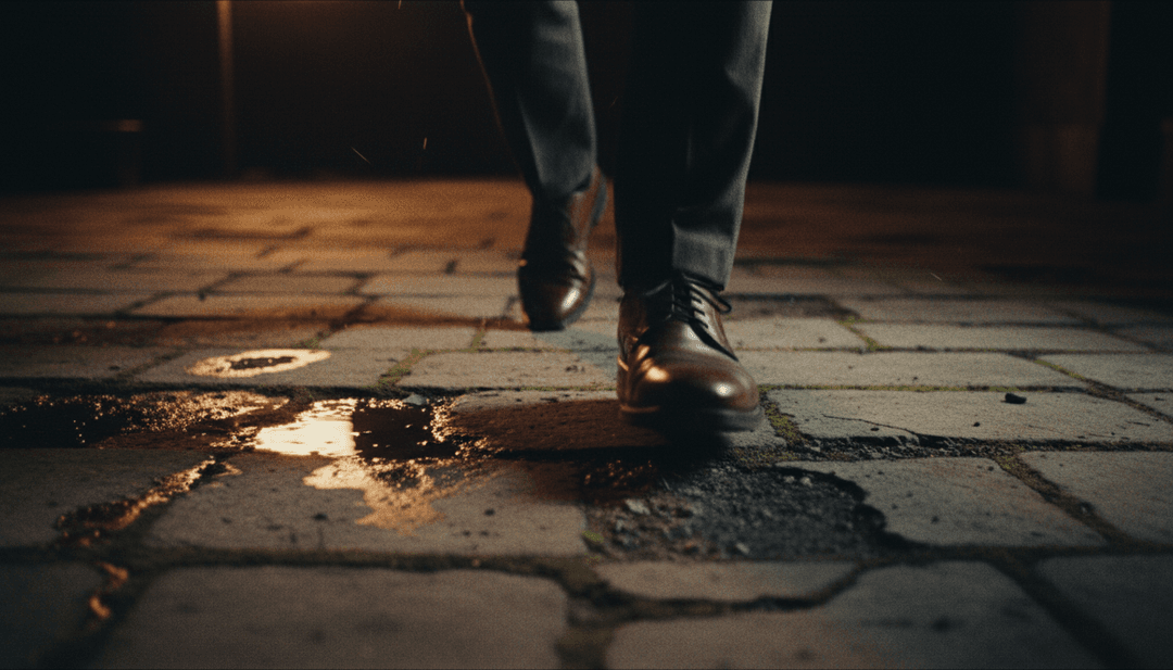 動態場景展示吉他輪廓與活力十足的類血清素色彩融合