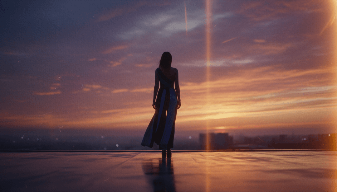 Art numérique abstrait représentant l'interprétation AI de la musique électronique dance