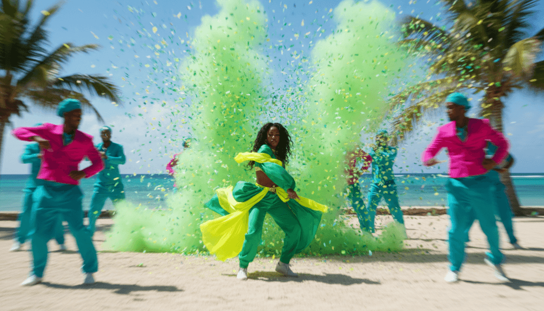 Utilisateur interagissant avec l’interface de freebeat.ai pour générer un clip unique pour Shake It To The Max (FLY) - Remix