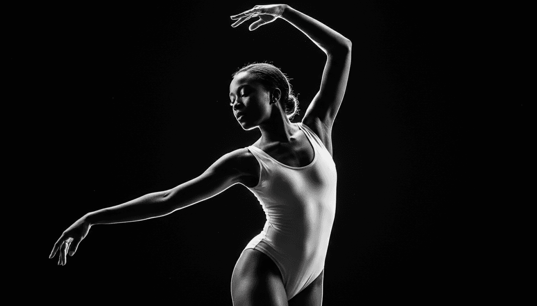 Visualización abstracta de ritmos de baile dinámicos y energía vibrante que representan el núcleo de la canción.