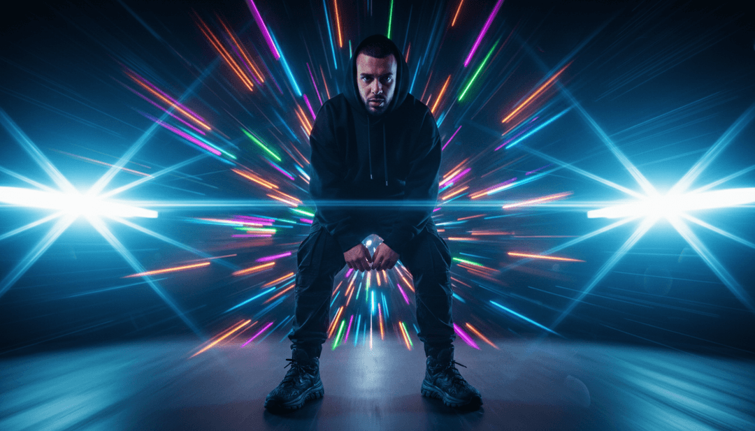 抽象视觉化呈现歌曲 TOO COOL TO BE CARELESS 的情绪与节奏