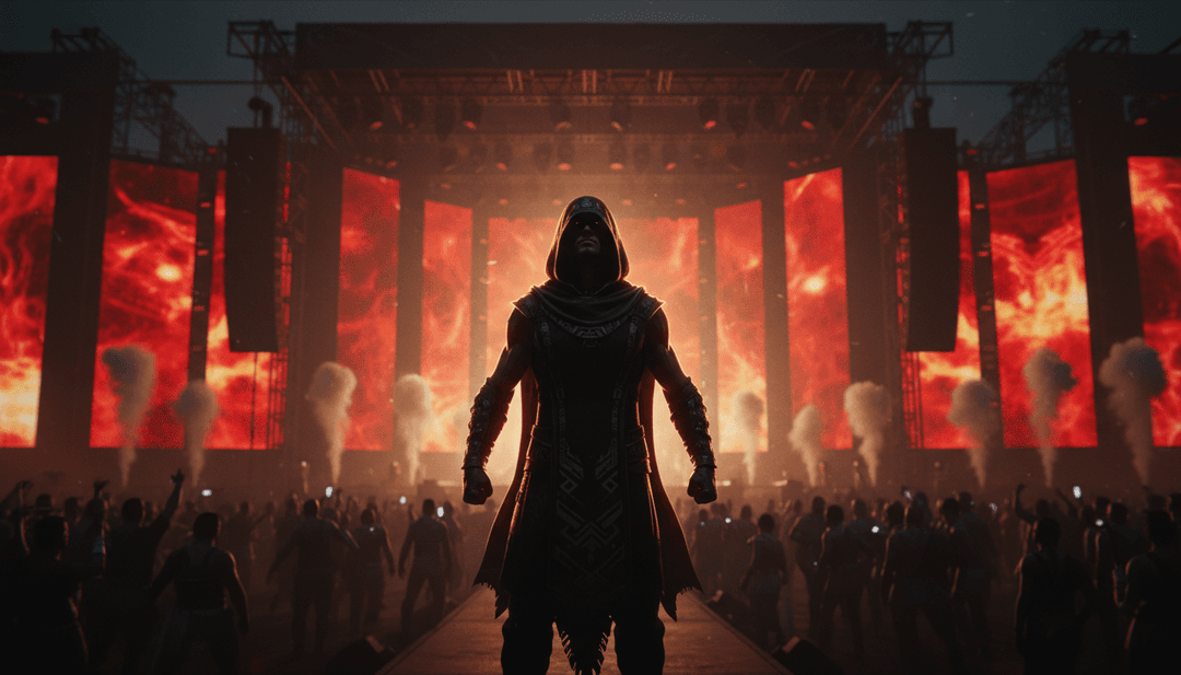 Visuels abstraits représentant l'ambiance indie rock de 'There She Goes'