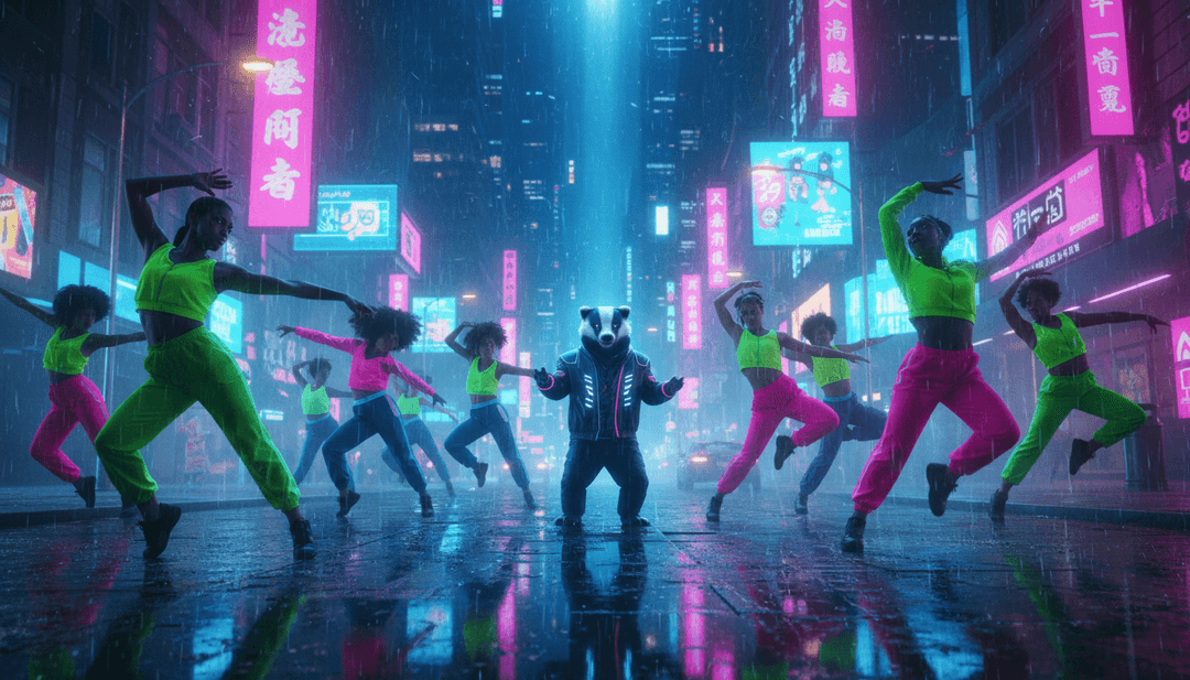 Utilisateur interagissant avec l’interface de freebeat.ai pour générer une vidéo musicale personnalisée