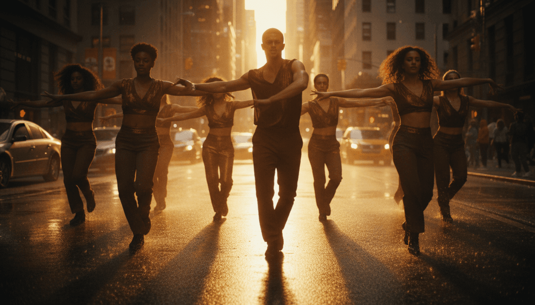 REHAB의 음악 요소와 시각적 스토리텔링 융합을 보여주는 역동적 장면