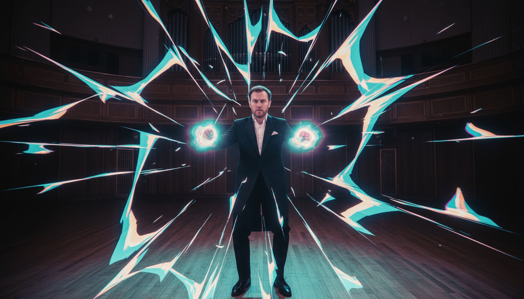 Silence - John Summit Remix के अलौकिक मूड का सार दर्शाता अमूर्त दृश्य