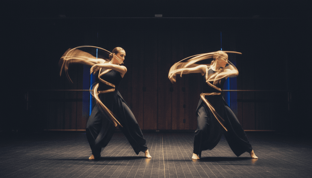 Ondas neon vibrantes e pulsos de luz rítmicos ilustrando os ritmos e melodias de 'R 2 ME'