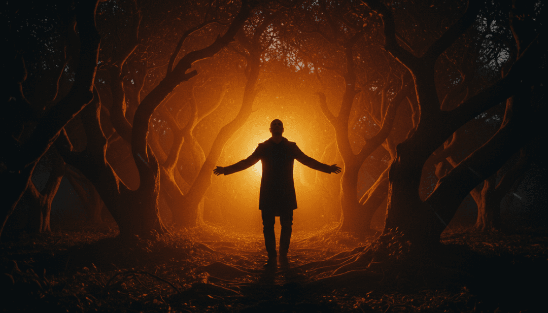 Art numérique abstrait symbolisant la fusion de la musique électronique et de la créativité AI.