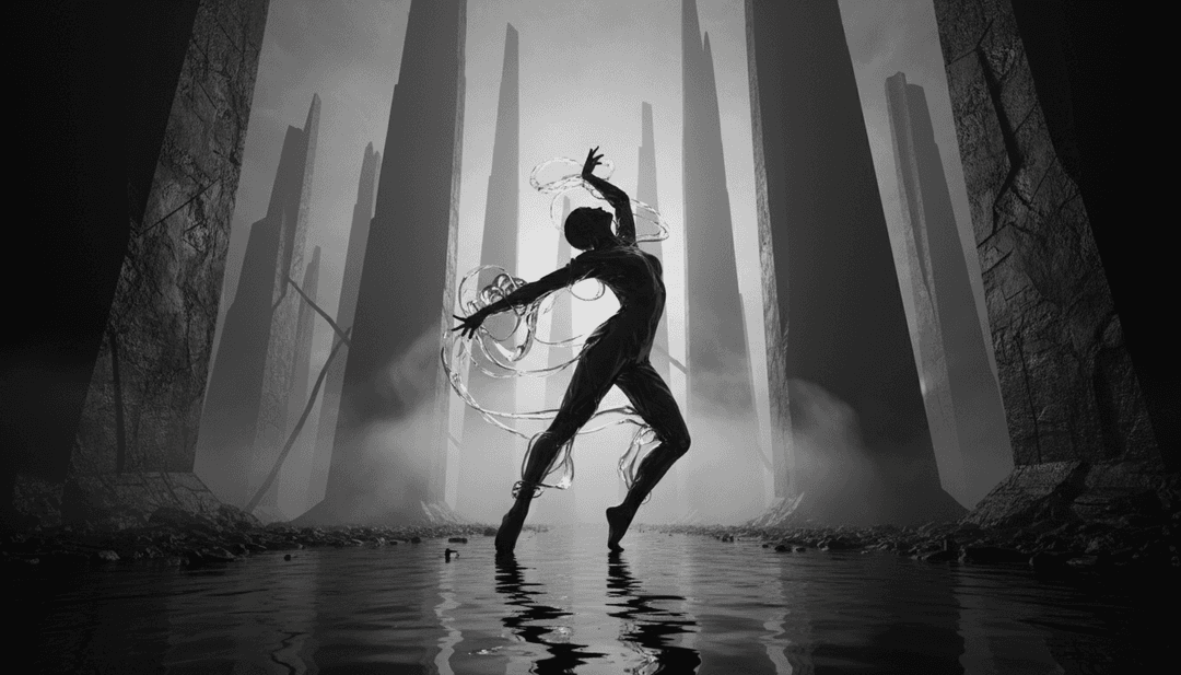 गर्मी के दृश्यों के गतिशील दृश्य, नियॉन लाइट्स और संगीत रिदम को दर्शाने वाले अमूर्त आकारों के साथ