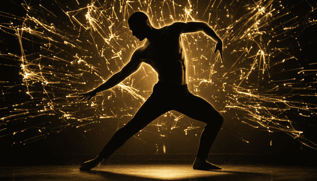 Scene dinamiche di paesaggi urbani e immagini simboliche che riflettono i temi della canzone