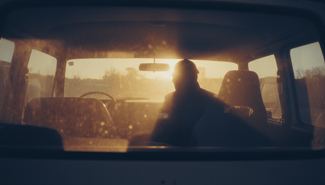 Representação visual abstrata do outono em Nova York misturada com emoções profundas