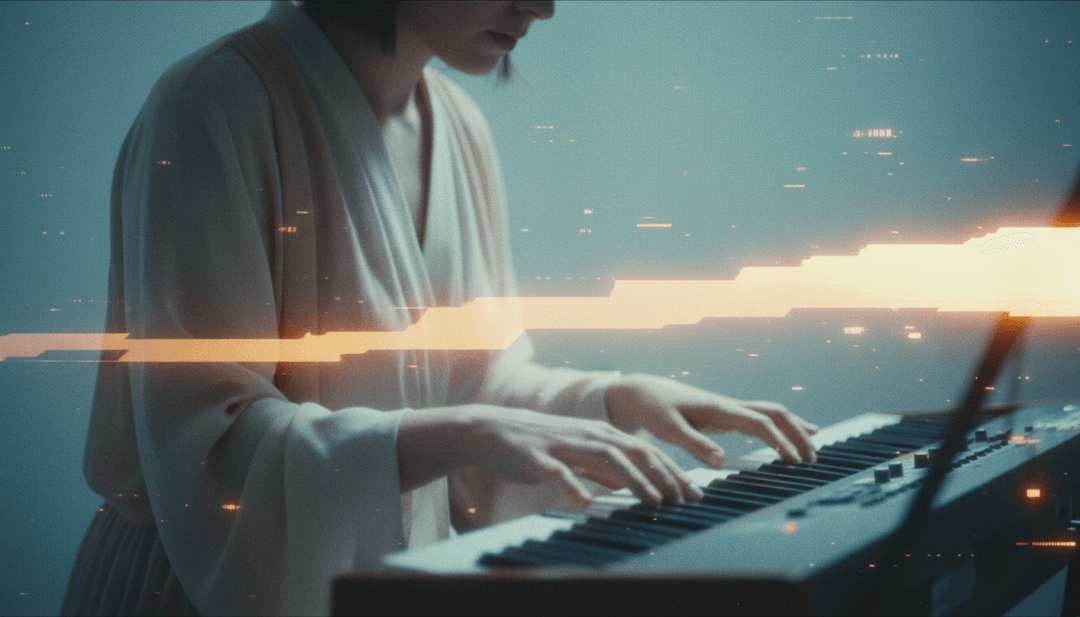 Utente che interagisce con l'interfaccia di freebeat.ai per generare video musicali personalizzati.