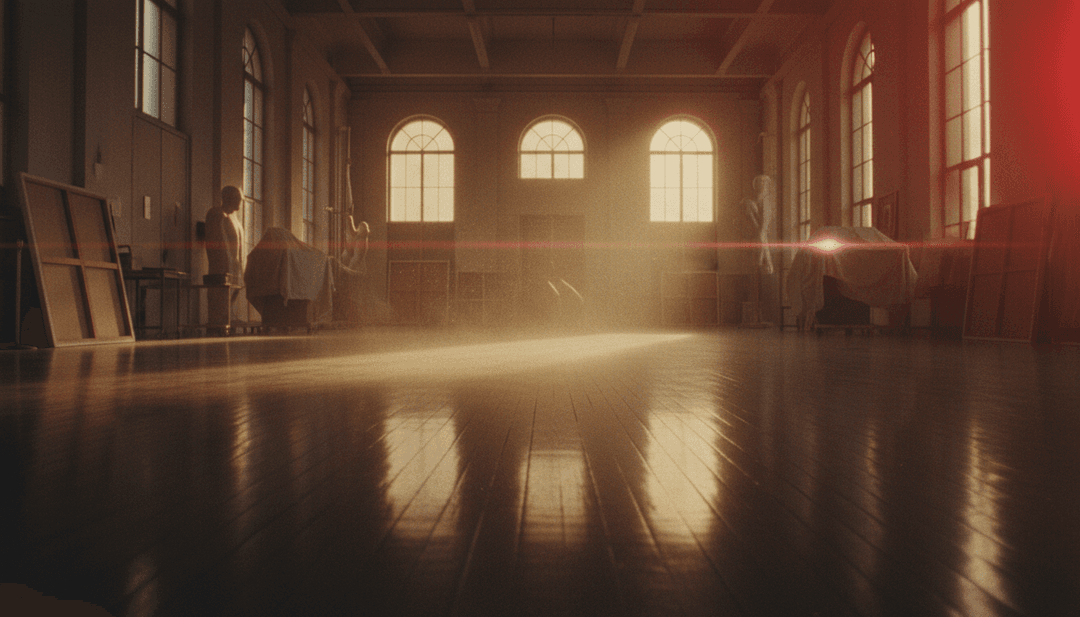 Mario의 Moan의 감성적인 톤을 나타내는 리드미컬한 파동의 추상적 시각화