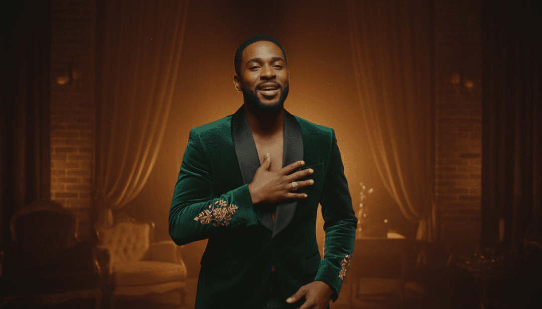 노래 가사와 리듬에서 영감을 받은 도시 야경과 우아한 패션의 역동적인 장면