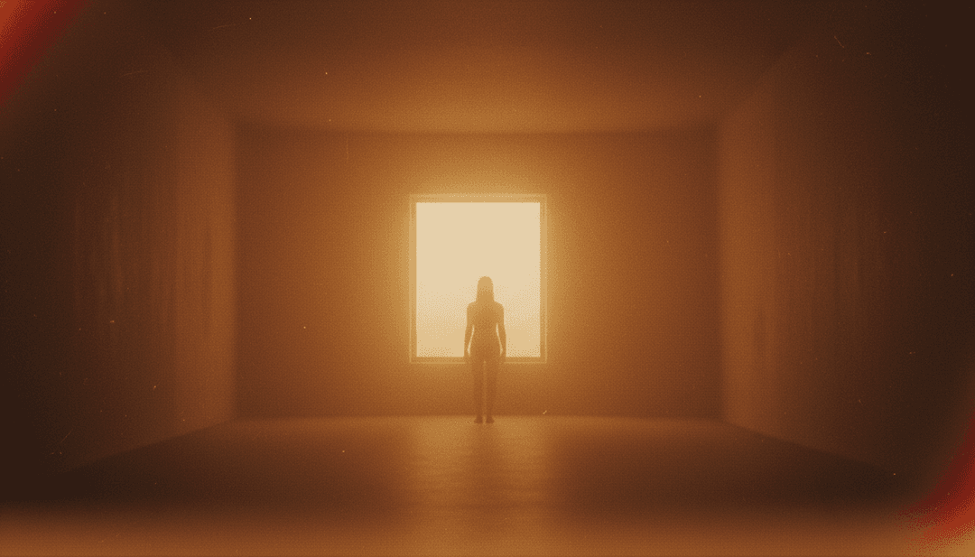 노래 가사에서 영감을 받은 황금빛 터치와 빛나는 광경