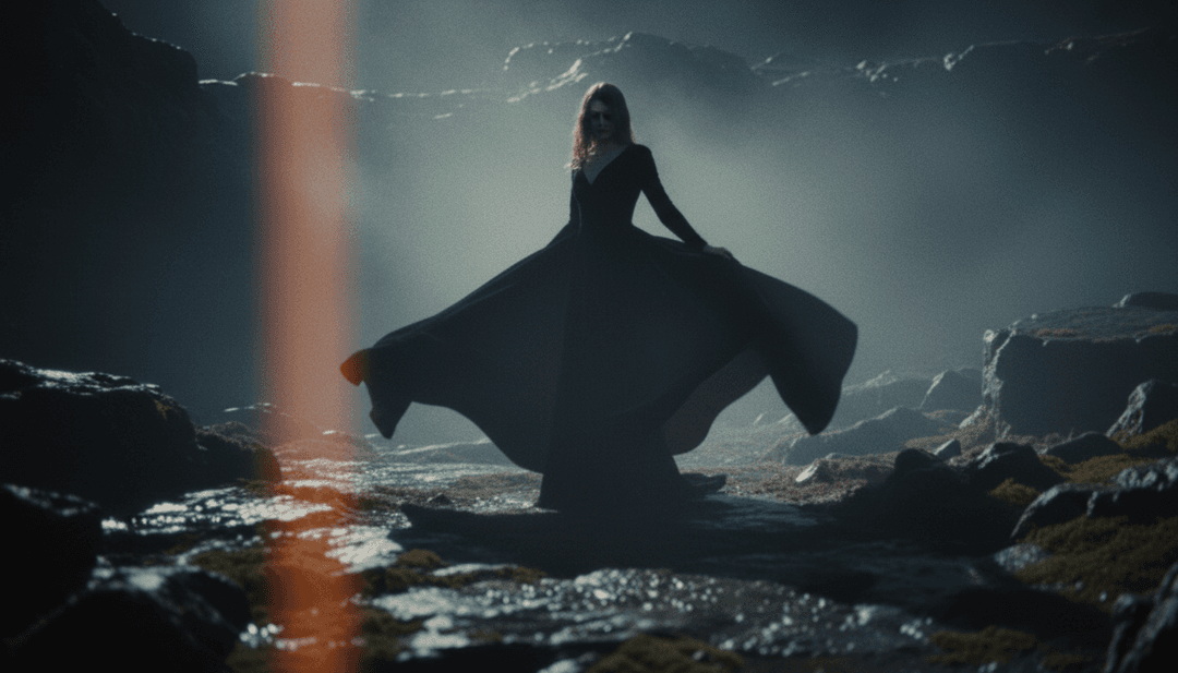 抽象視覺化呈現 Destiny 歌詞與旋律的情感深度。