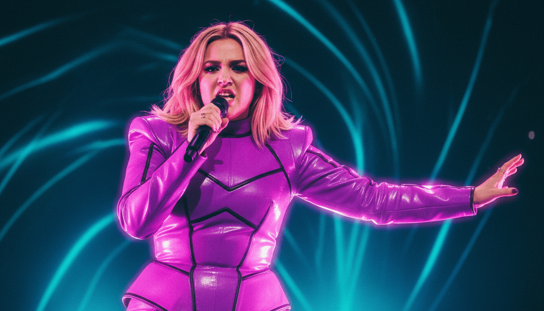 抽象化呈現流行與 R&B 音樂波形，代表 Meghan Trainor 歌曲氛圍