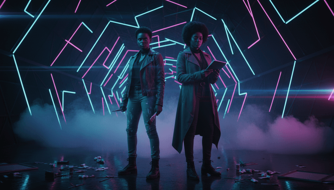 與歌曲節奏同步的動態城市街景與象徵意象